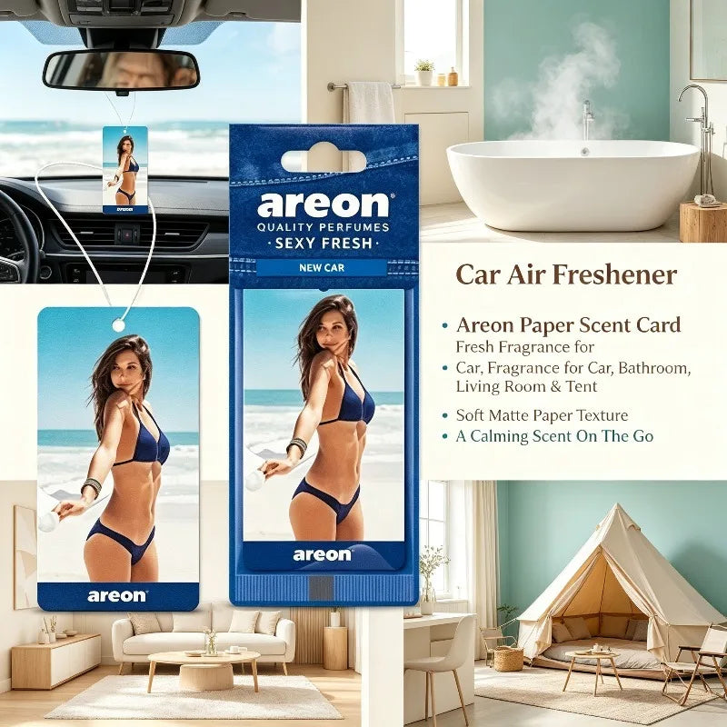 Girl Poster Car Air Freshener 6 Styles 20‑120 Pack Hanging Scent Paper Cards For Auto Closet Home Decor