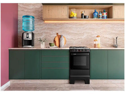 Esmaltec 4-Burner Black Ideal Pop 4120 Stove