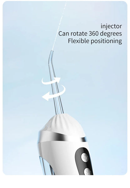 Electric Toothbrush Dental Irrigator Cleaning Machine with Residual Teeth Gap Cover Oral Beauty Device for Better Flossin