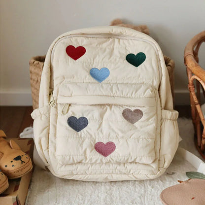2025 New Design Cartoon Childrens Backpack Animal Embroidery Pattern School Bag Boys Girls Toddler Kindergarten Kids Backpack