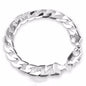 925 Sterling Silver Bracelet Sideways Silver Bracelet 6MM8MM10MM12MM Bracelet Men & Women Jewelry
