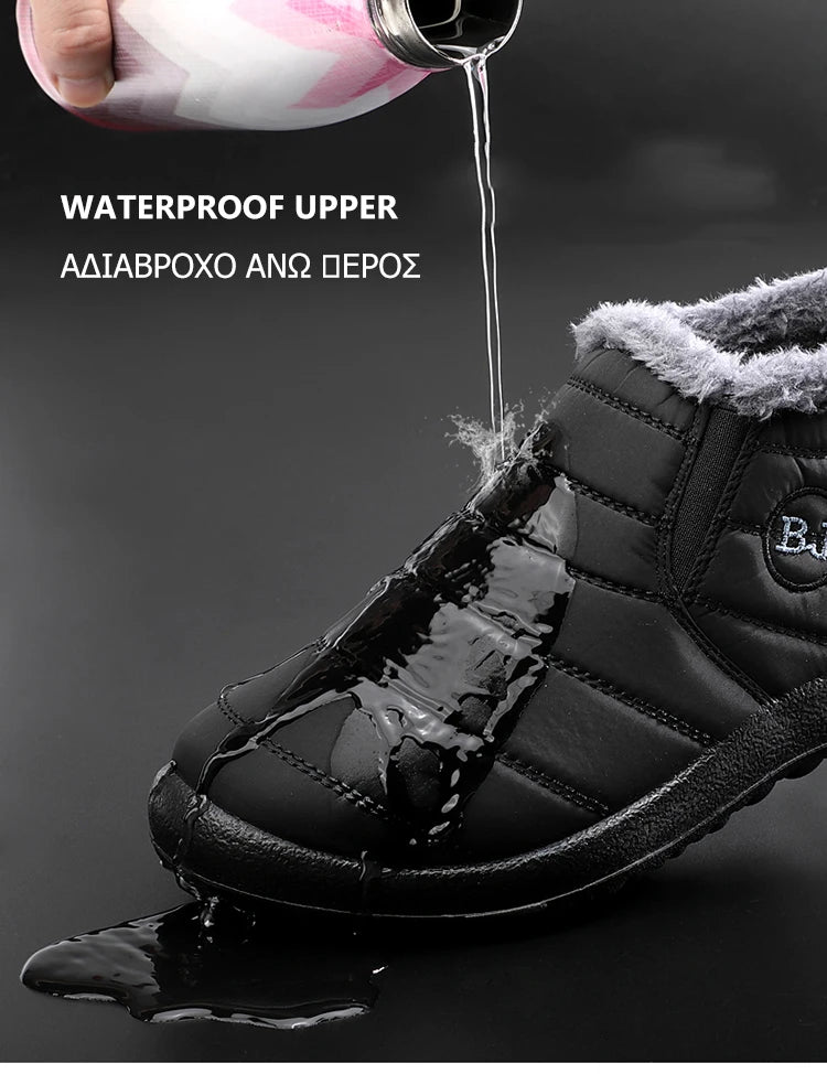Men Sneakers Keep Warm Winter Sneakers For Couple Winter Shoes Men Casual Sneaker Chaussure Hommes Lightweight Fur Shoes Loafers