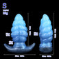 FAAK Silicone Wearable Anal Plug with Large Tail size S M L XL XXL Wireless Control Strapon Vibrator BDSM Flirting Sex Toys