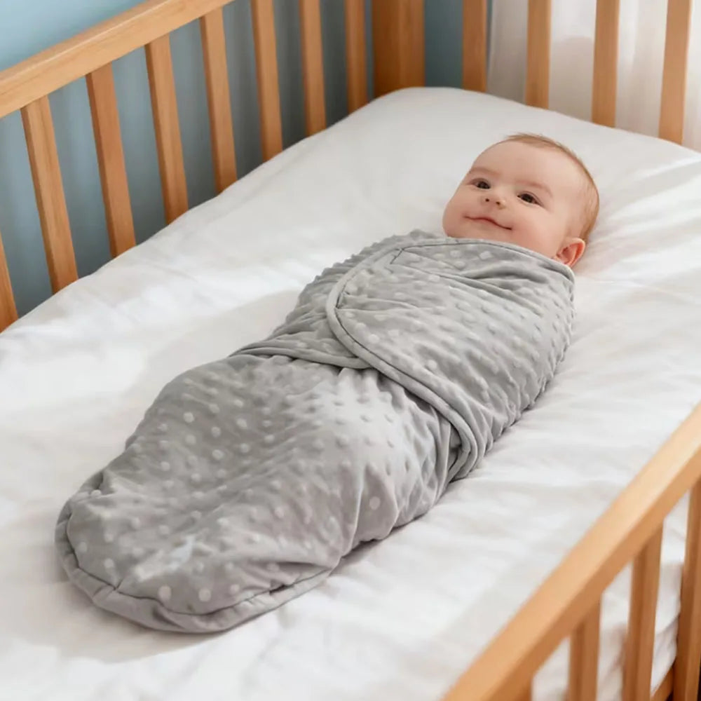 Newborn Baby Blanket, Baby Swaddle, Autumn And Winter Swaddle, Newborn Cartoon Blanket, Suitable for 0-6 Months