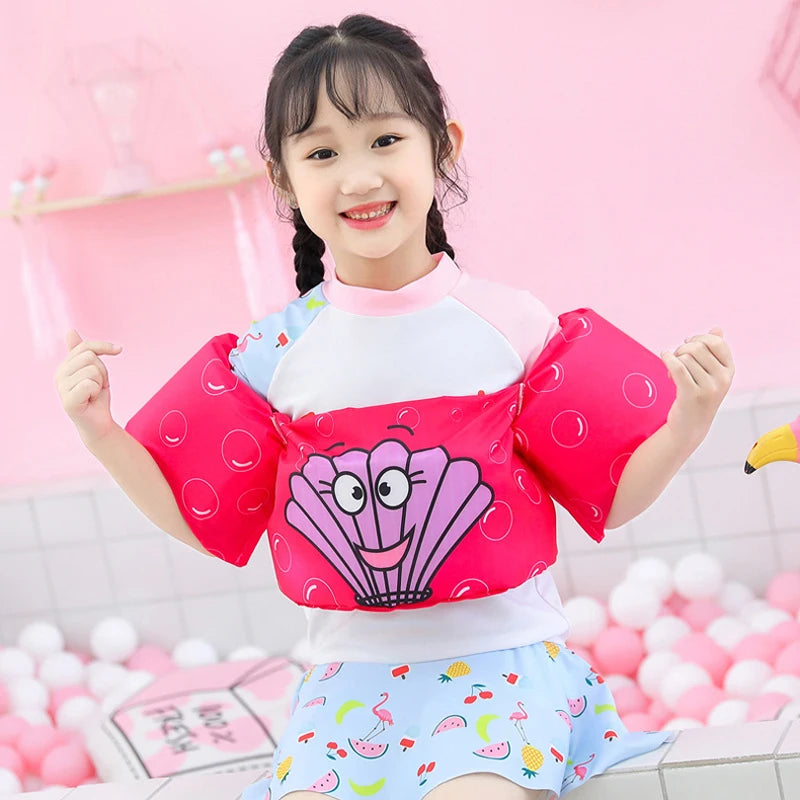 2-6Y Kids Swim Vest Baby Arm Float Circle Swim Trainer Child Swimming Vest Children Swimsuit Swimming Pool Accessories