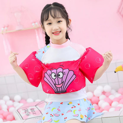 2-6Y Kids Swim Vest Baby Arm Float Circle Swim Trainer Child Swimming Vest Children Swimsuit Swimming Pool Accessories