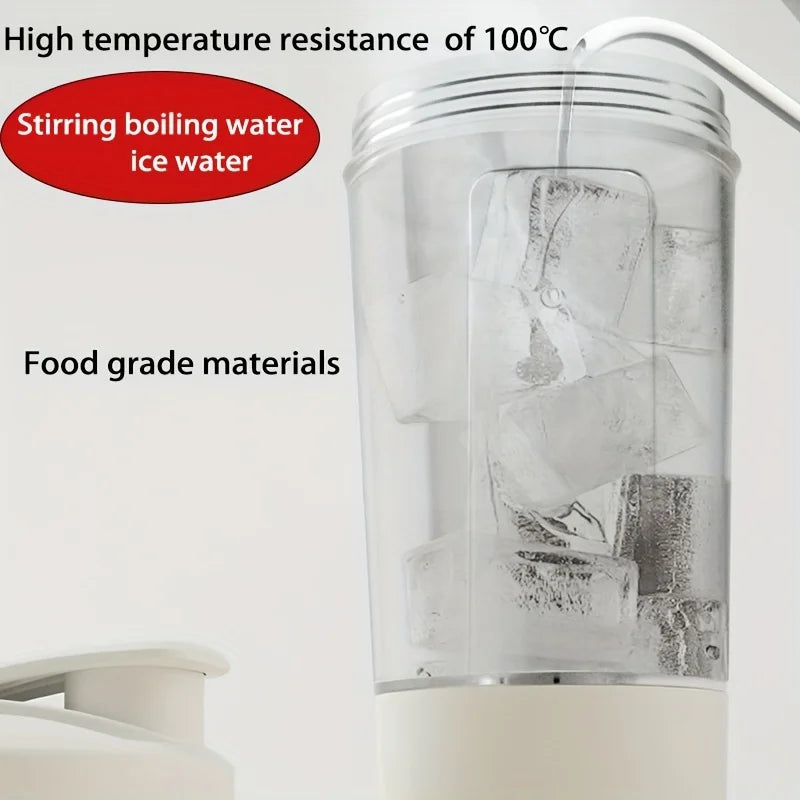 New Detachable Electric Mixing Cup Electric Protein Powder Shaker Cup USB Rechargeable Reusable Suitable For Lndoor/Outdoor Use