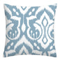 Lake blue white geometric linen pillowcase sofa cushion cover home decoration can be customized for you 40x40 45x45 50x50 60x60