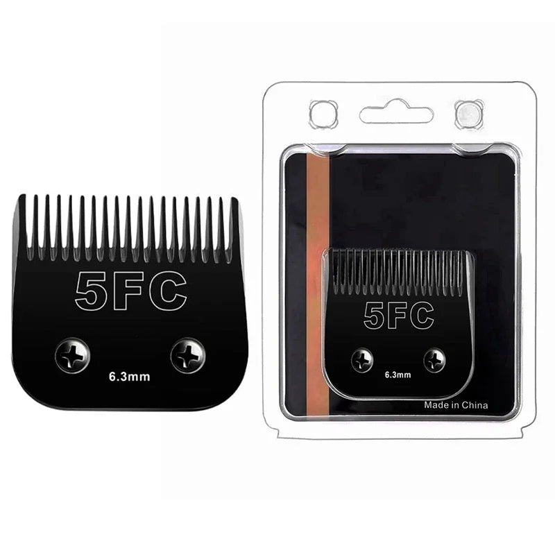 Titanium Detachable Pet Dog Animal Clipper Blade Compatible with Andis/Oster A5/Wahl KM10 Series Clipper ,7FC,5FC,4F,#10,#30,#40