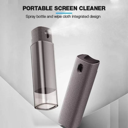 Microfiber Screen Cleaner Spray Bottle Mobile Phone Tablet Laptop Display Screen Cleaning Wipe Press Spray Bottle Without Liquid