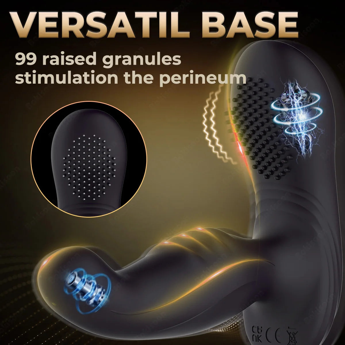 10 Wiggling Anal Plug Butt Plug Prostate Massager Male Sex Toys for Men Sex Toy Anal Vibrator Adult Toys Anal Dildo for Couples