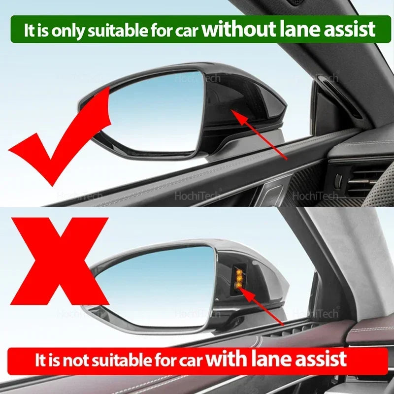 High Quality Carbon Fiber Glossy Black Replacement Side Mirror Covers Cap for Audi A6 S6 RS6 C8 A7 S7 RS7 A8 Left hand Drive