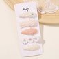 5Pcs/Set Mini Baby Girl Hair Clip Cute Floral Bow Bunny Princess Hairpin for Toddler Girl Lovely Bang Side Clip Hair Accessories