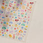Lovely Animal Graffiti Cat Claw Rabbit Bunny Bear Dog Flower Fruit Dim Sum Candy Sunflower Adhesive 5D Nail Art Stickers Decal