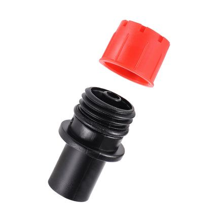 20Pcs 6mm 8 Hole Red Dripper Adjustable Drip Watering Emitter Garden Micro Drip Irrigation Potted Bonsai Plant Watering Tool