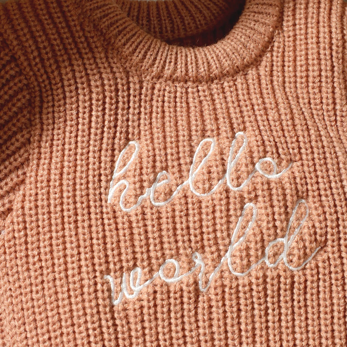 Ylsteed Hello World Knitting Newborn Photography Romper with Matching Pomp Hat Baby Boy Girl Sweater Outfits for Photo Shooting