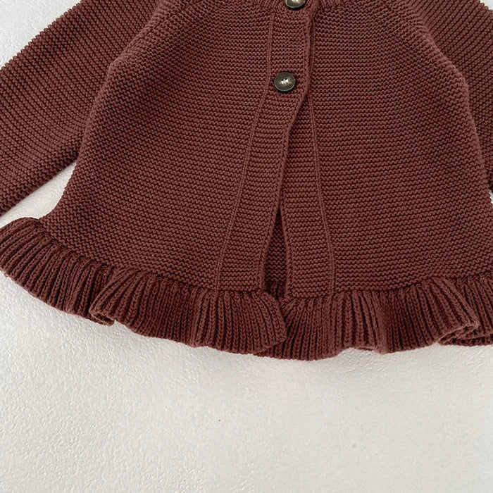 2025 New Autumn Toddler Baby Girl Clothes Set 0-3Yrs Infant Baby Girls Clothing Suit Long Sleeved Cardigan Sweater+PP Shorts