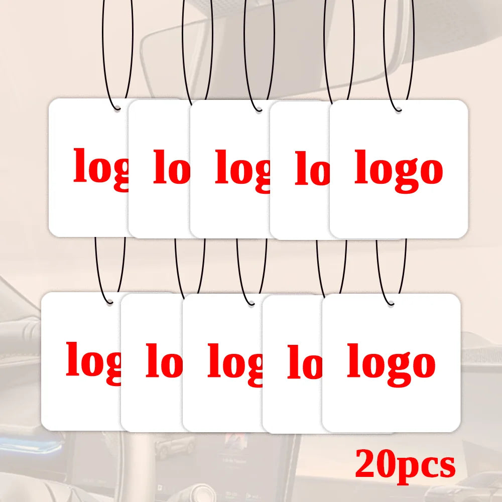 20pcs Customized Photos of Car Air Fresheners, Fragrant Decorative Fragrances, Customized Photos of Family, Friends, and Pets