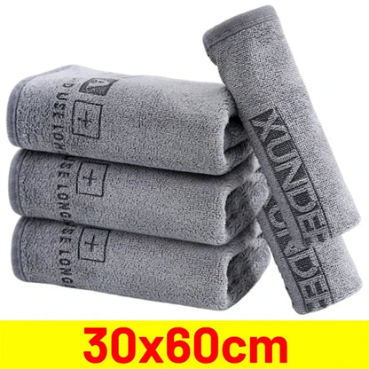 1-10PCS Car Wash Towel Ultra-fine Fiber Car Cleaning Cloth Soft Clean and Dry Cloth Edge Sealing Strong Water Absorption Rags