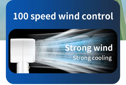 100 Speed High-speed Handheld Fan Usb Rechargeable Mini Portable Charging Turbo Fan Desktop Small Fan Outdoors Travel