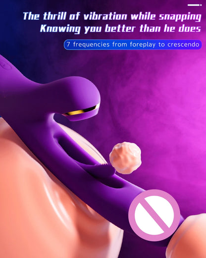 Flapping G Spot Vibrator Dildo Rabbit Adult Toy Vibration Silicone Waterproof Personal Vibrator Clitoral Nipple Anal Stimulation
