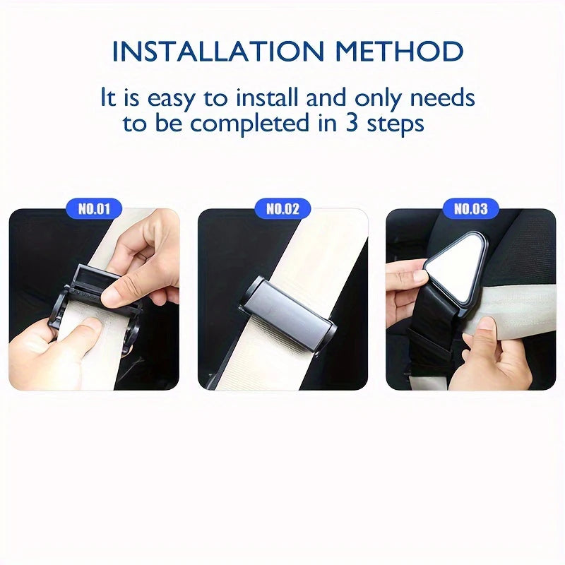 Child Safety Belts for Cars, Adjustable Fasteners, Anti-Neck-Strangling Seats, Simple and Convenient Limiters