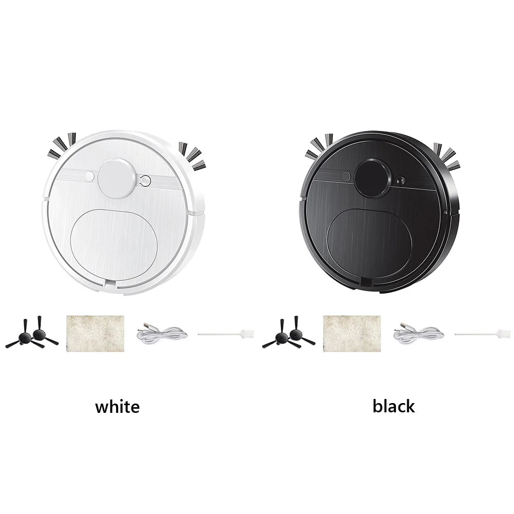 3 In 1 Smart Sweeping Robot Multi-Purpose Intelligent Wiping Floor Robot Rechargeable Automatic Cleaning Machine for Dust Remove