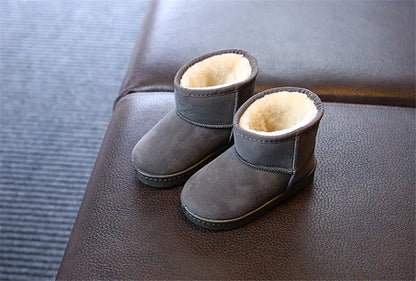 Fashion Children Casual Shoes Girls Boys Cotton Snow Boots Warm Kids Boots Boy Winter Cotton Shoes Sneakers ботинки мартин