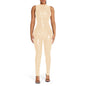 PVC Sleeveless Jumpsuit for Ladies, Wet Look, Shiny Patent Leather, O-Neck Bodycon, Tank Catsuit, Stretch Slim Rompers, Sexy
