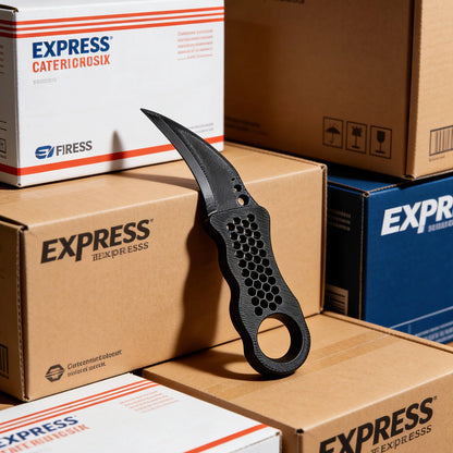 3D Printed Unboxing Tool, Anti-Slip Eco-Friendly Handle, Safe Portable Package Opener for Home Office Daily Use