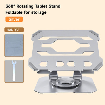 360° Rotatable Tablet Stand Adjustable Foldable Desktop Stand Holder Compatible For 4.7-10 Inch Ipad Pro/Air/Min Tablet Phone