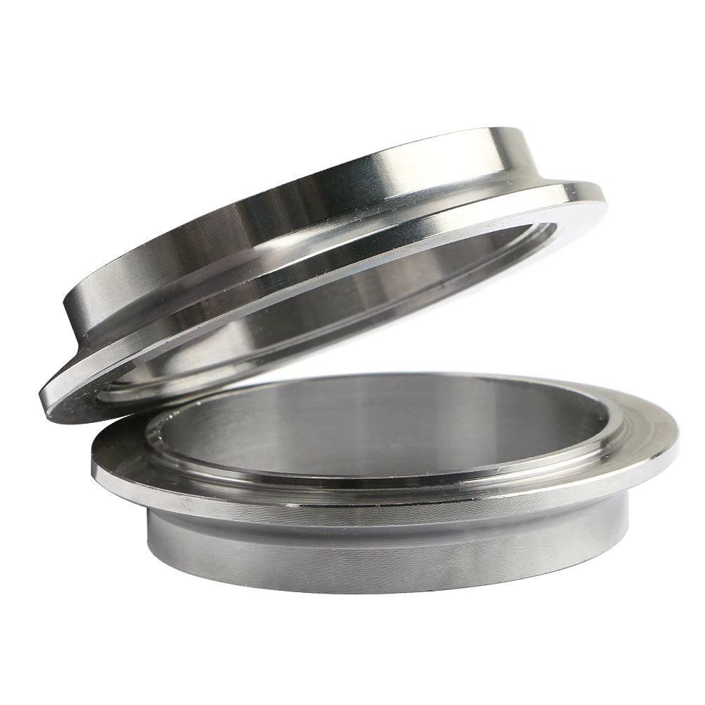 2" 2.5" 3" 3.5" 4" V-Band Clamp With Flange Male Female Fit for Exhaust System, Turbocharger, Downpipe, Muffler