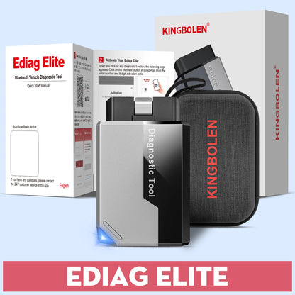 KINGBOLEN Ediag Elite All system 10+ Reset OBD2 Scanner FCA CAN FD Bidirectional Diagnostic tool Lifetime free update PK AIOBD