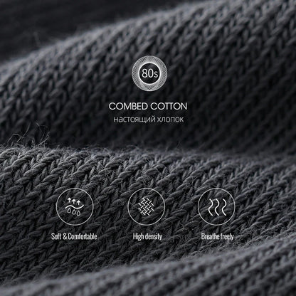 10 Pairs/Lot New Men's Cotton Socks New Styles Black Business Men Socks Soft Breathable Autumn Spring for Male White
