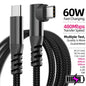 LAIHONEN 1PC USB C Cable 1M 2M 3M 10FT USB C Data Transfer 60W PD Fast Charging Cable for iPhone 15 15Plus 15Pro Max