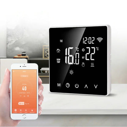 Tuya Smart Thermostat For Underfloor Heating Wifi Thermostat  Floor Heating Controller Warm Floor Temperature Controller Alexa