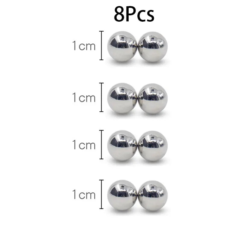 Ultra Powerful Magnetic Orbs Nipple Clamps BDSM Bondage Stimulator Clitoris Labia Nipple Creative Fidget Magnets Adult Sex Toys