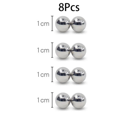 Ultra Powerful Magnetic Orbs Nipple Clamps BDSM Bondage Stimulator Clitoris Labia Nipple Creative Fidget Magnets Adult Sex Toys