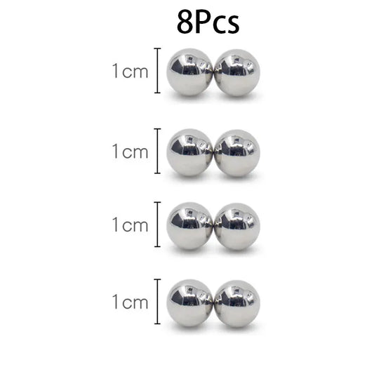Ultra Powerful Magnetic Orbs Nipple Clamps BDSM Bondage Stimulator Clitoris Labia Nipple Creative Fidget Magnets Adult Sex Toys