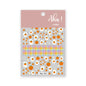 White Bloom Translucent Hollow Butterfly Heart Nail Sticker Press on Nails Decals Hollow Heart Star Moon Shape Sticker Sliders