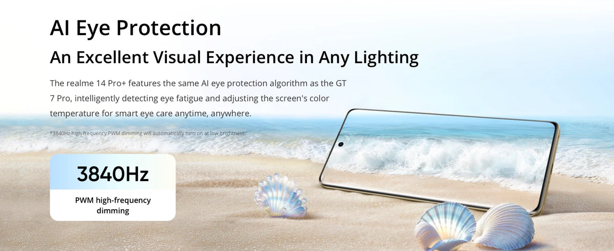 realme 14 Pro Smartphone 5G Titanic 6000mAh battery 45W SUPERVOOC charging 50MP Sony IMX882 OIS Camera, Dimensity 7300 Energy 5G processor, 120Hz Curved Display