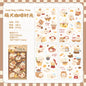 4/16 Pcs Cute Pet Club PET Stickers Pack for Junk Journal DIY Scrapbooking School Supplies Handmade Collage Creative Stationery