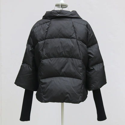 2024 Winter Women Warm Coat Oversized Real Fox Fur Collar Thick Luxury Outerwear New Fashion 90% Goose Down Jacket