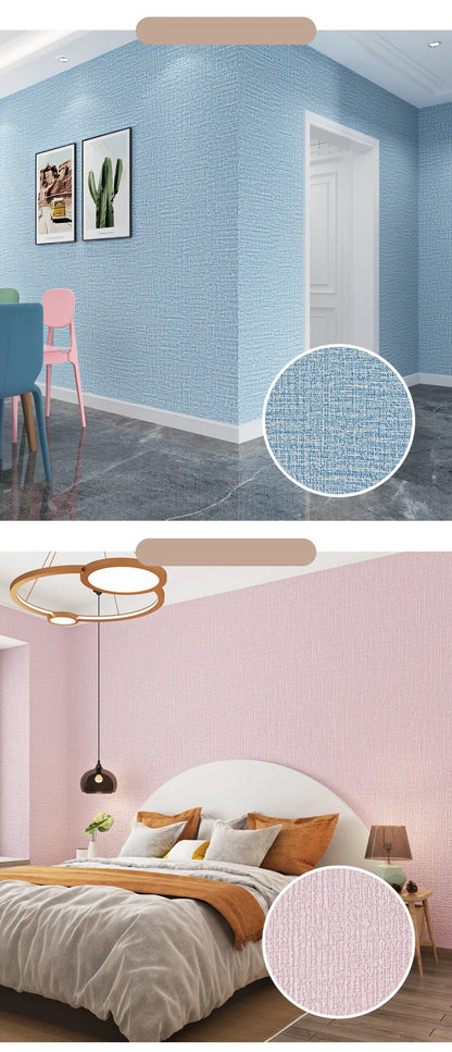 DIY Decoration Mold proof and Waterproof Modern Bedroom Self Adhesive Background Wall Home Wallpaper Cabinet Wallpaper