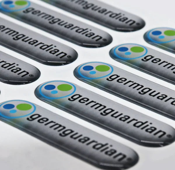 50PCS Customized epoxy durable brand logo adhesive with transparent dome 3D waterproof sticker printing resin labels