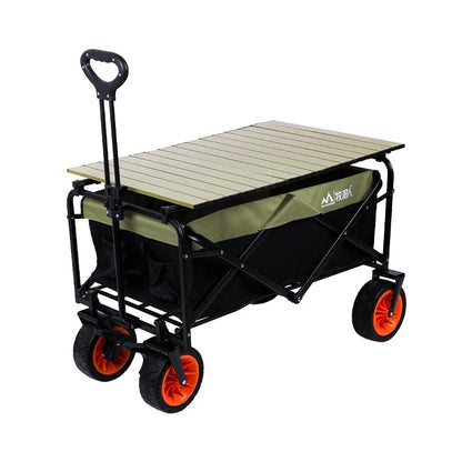 Home Camping Cart, Vegetable Cart, Folding Camping Outdoor Shopping Cart