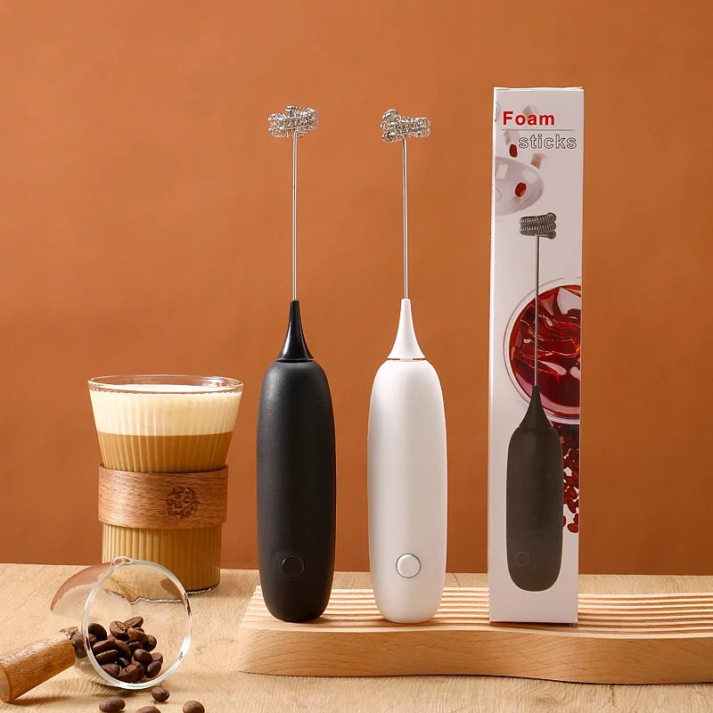 Handheld Electric Milk Frother, USB/Plug Electric Egg Beater, Multi-functional Drink Stirrer for Home Coffee, Milk Foam, Baking
