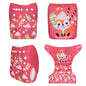 U Pick ALVABABY Digital Position Cloth Diapers Baby Reusable Modern Cloth Nappy for Baby with 1pc Microfiber Insert