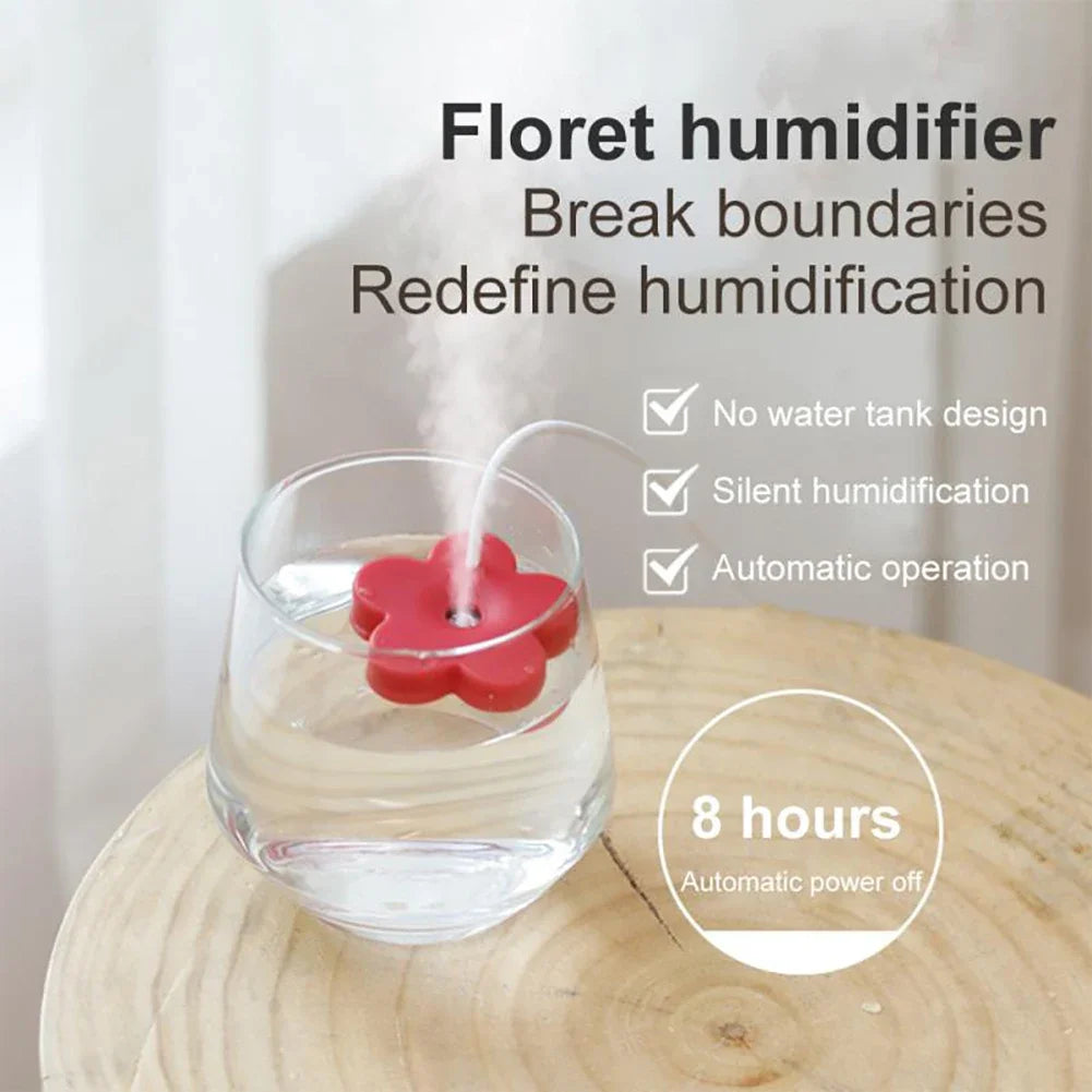 Portable Aromatherapy Humidifiers DC 5V 1A Mini Aromatherapy Humidifiers Diffusers Timed Mute Mist Maker Sprayer for Home Office