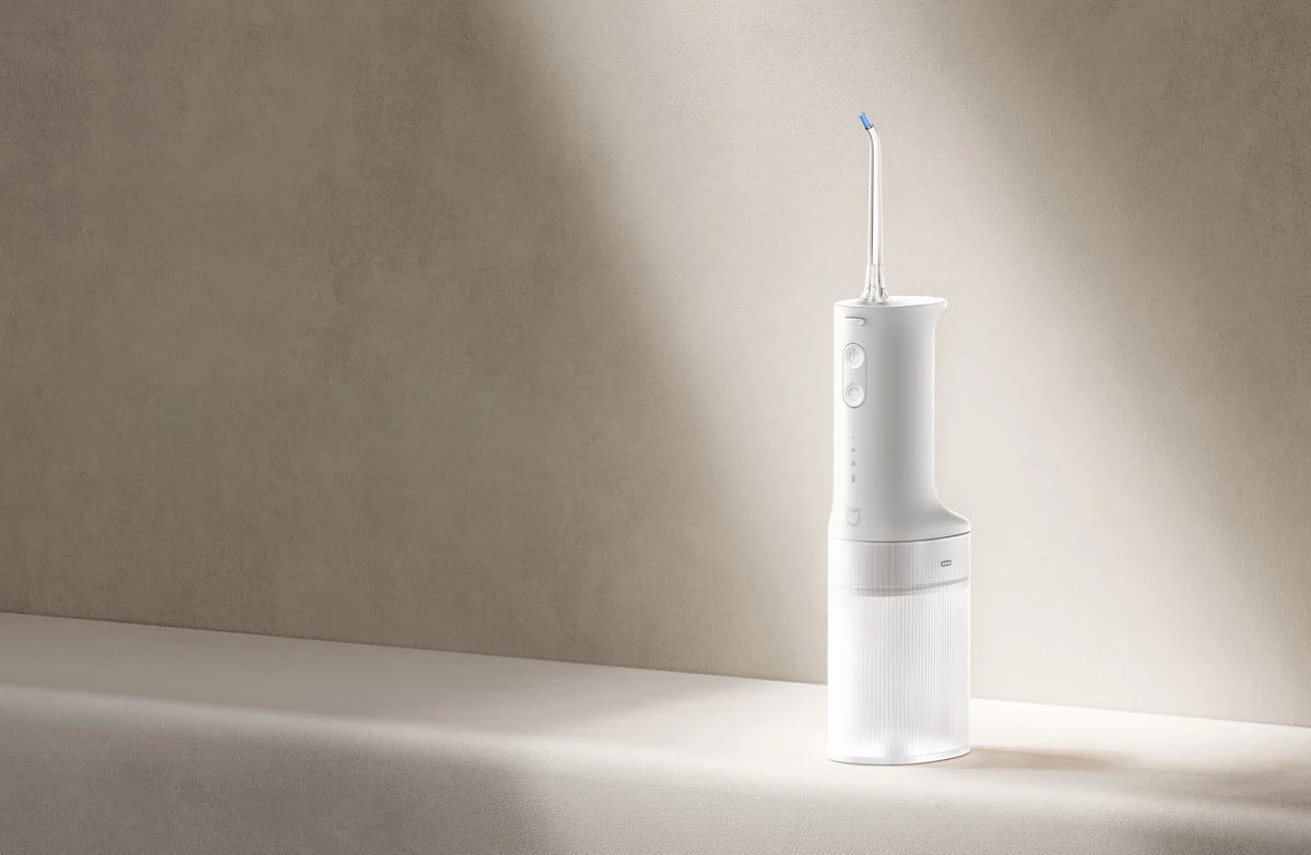 MIJIA Electric Oral Irrigator Upgraded version – Ultrasonic, 90-Day Gentle Use,Water Flosser Dental, 3 Modes, 200mL Tank